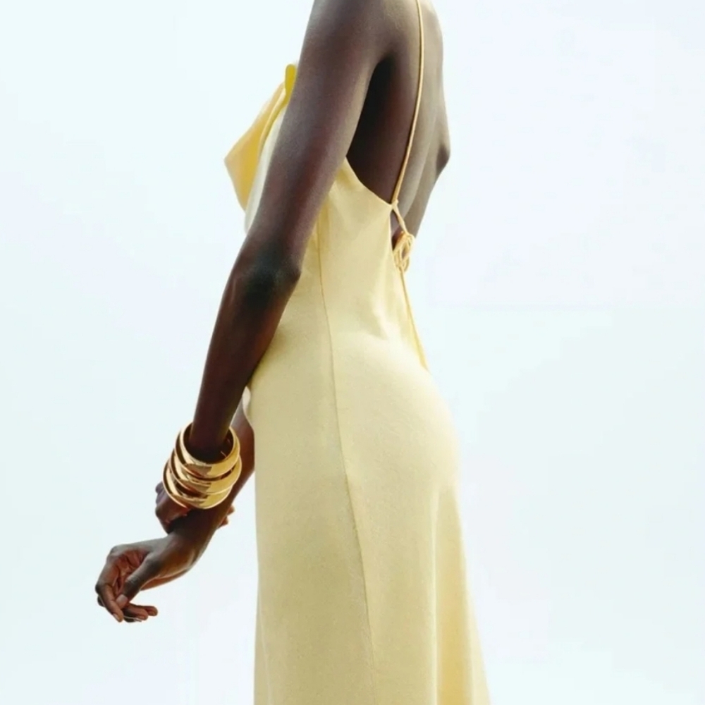 New Ramie Camisole Midi Dress - Picture 4 of 13